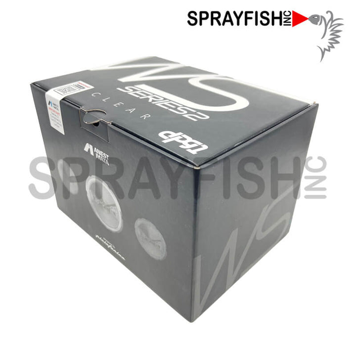 Anest Iwata WS-400 Grey Conventional Digital Series 2 Clear Coat Gravity Feed Gun with Aluminum Cup Box