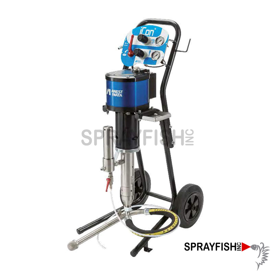 Iwata iCon 32:1 Pump System, Cart Mount
