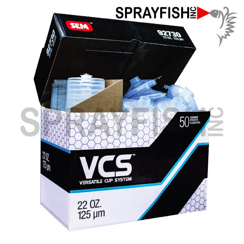 SEM VCS Disposable Cup System, (50) 22oz Liners, Lids, (1) Hard Cup, and (10) Caps, 92720