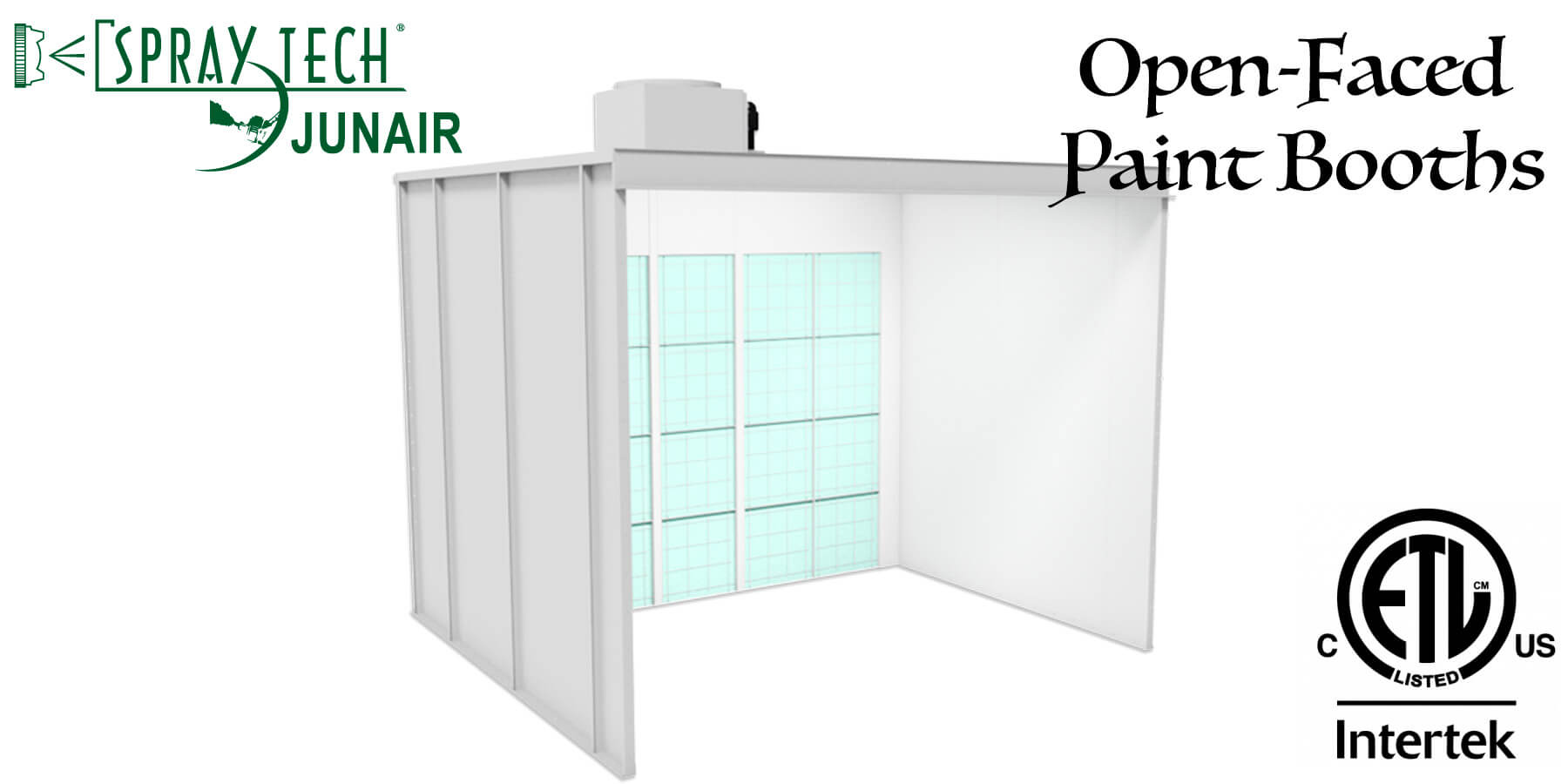 Spray Tech Open Faced Paint Spray Booths