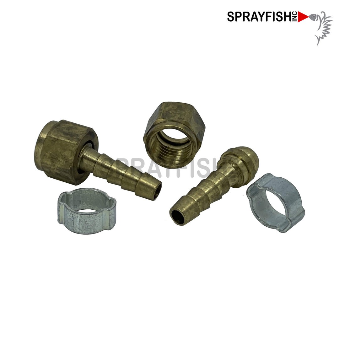 Brass Fittings with Oetiker Clamps