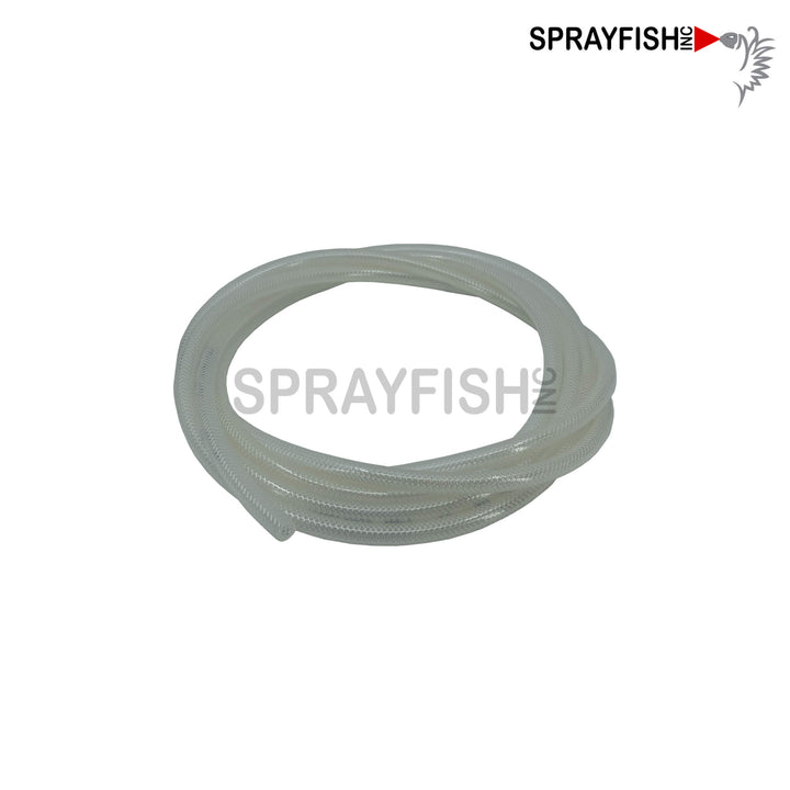 Clear 1/4" Urethane Flexible Fluid Hose with Fittings