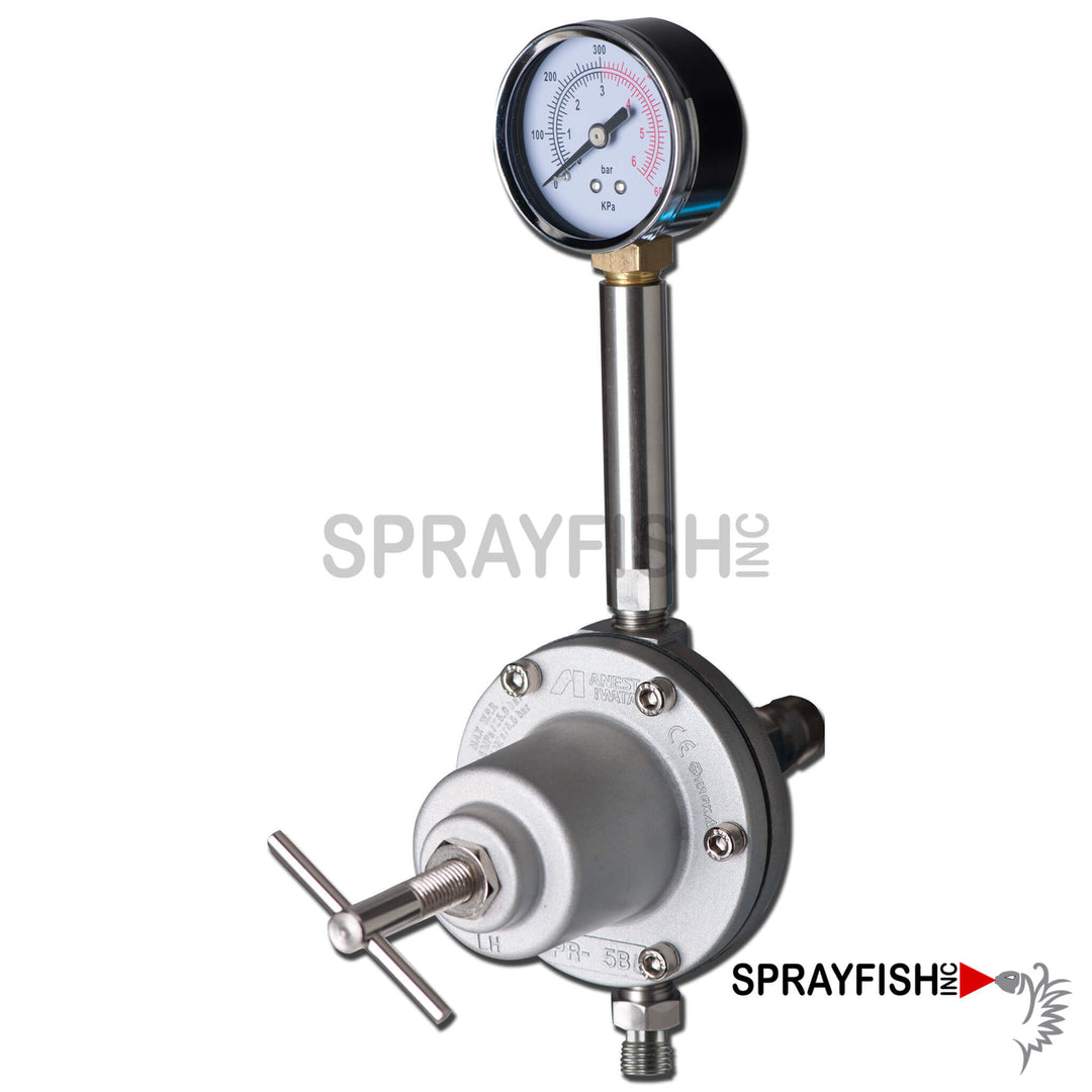 Iwata 8077B Low Pressure Fluid Pressure Regulator