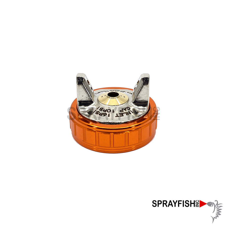 Iwata LPH-400 Gravity Feed Spray Gun Aircap LVX Orange