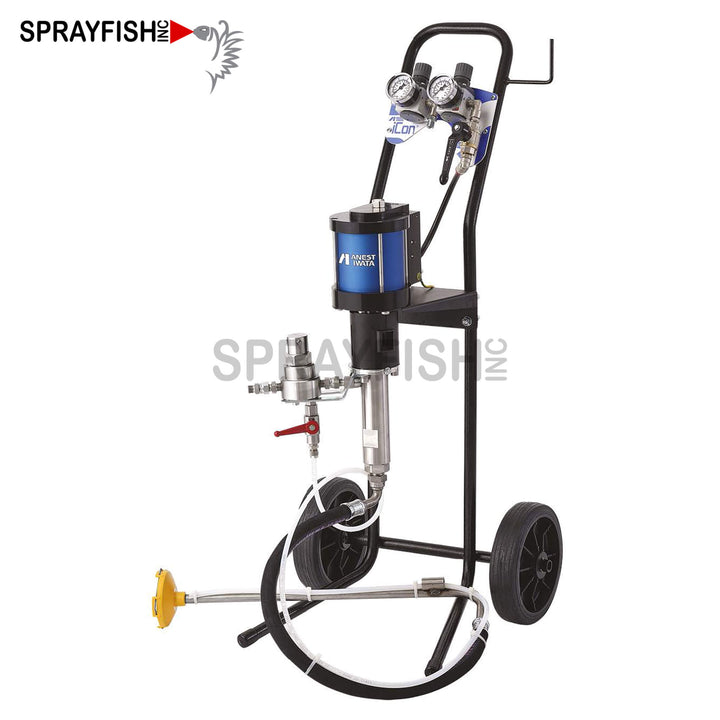 Iwata X3 30:1 Pump System, Cart Mount