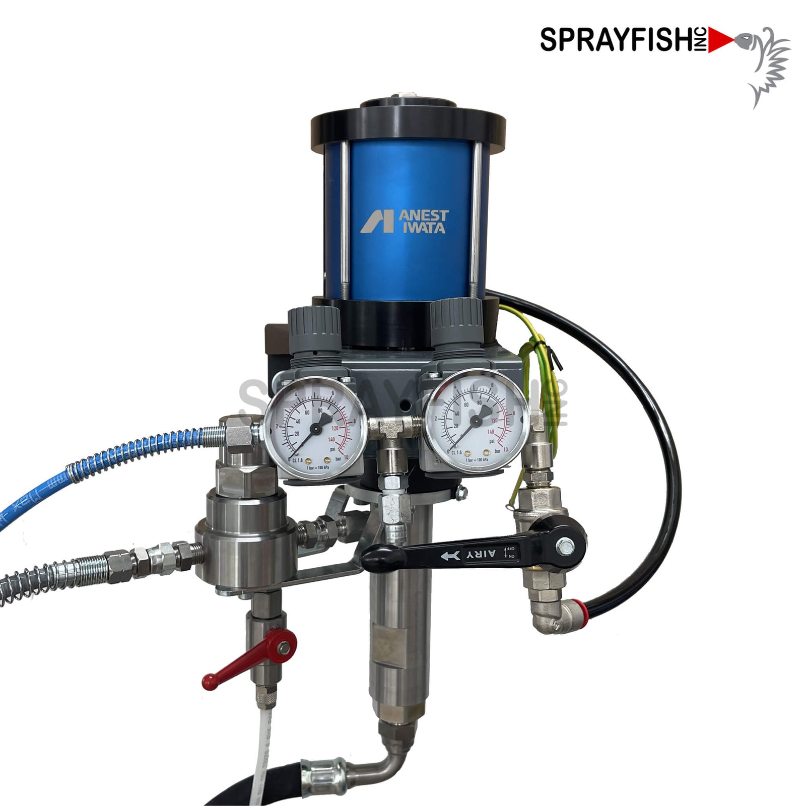 Iwata iCon X3 30:1 Pump System Wall-Mount