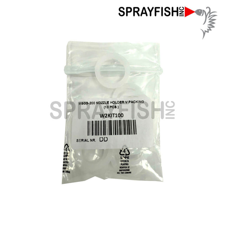 MSGS200 Nozzle Holder V-Packing, 10 Pack, W2KIT100.