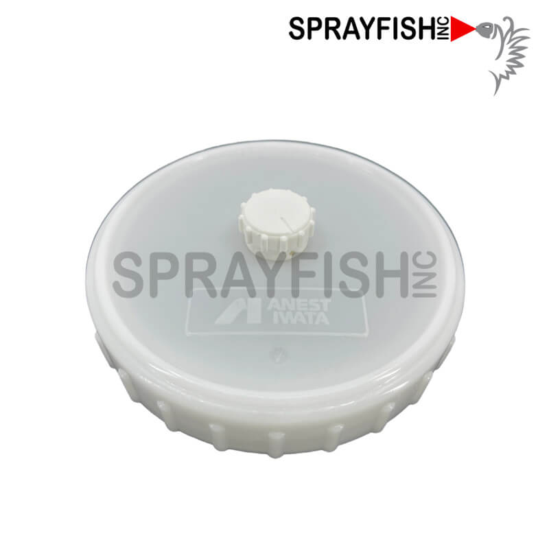 Iwata LPH-400/440 PCG6PM/2/3 Plastic Gravity Cup Lid, 600 mL