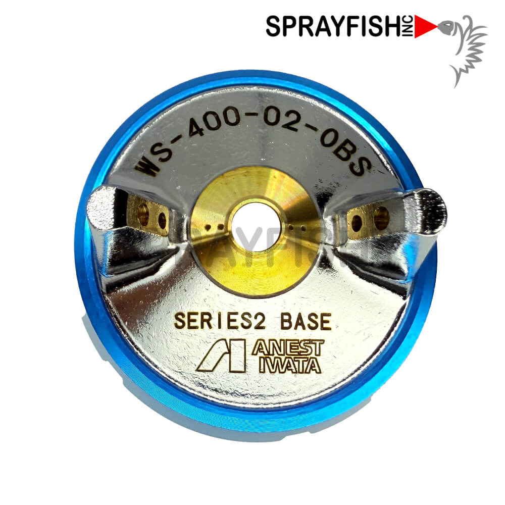 #1 Iwata Aircap Set 02-OBS, WS-400 Series 2, Blue Compliant