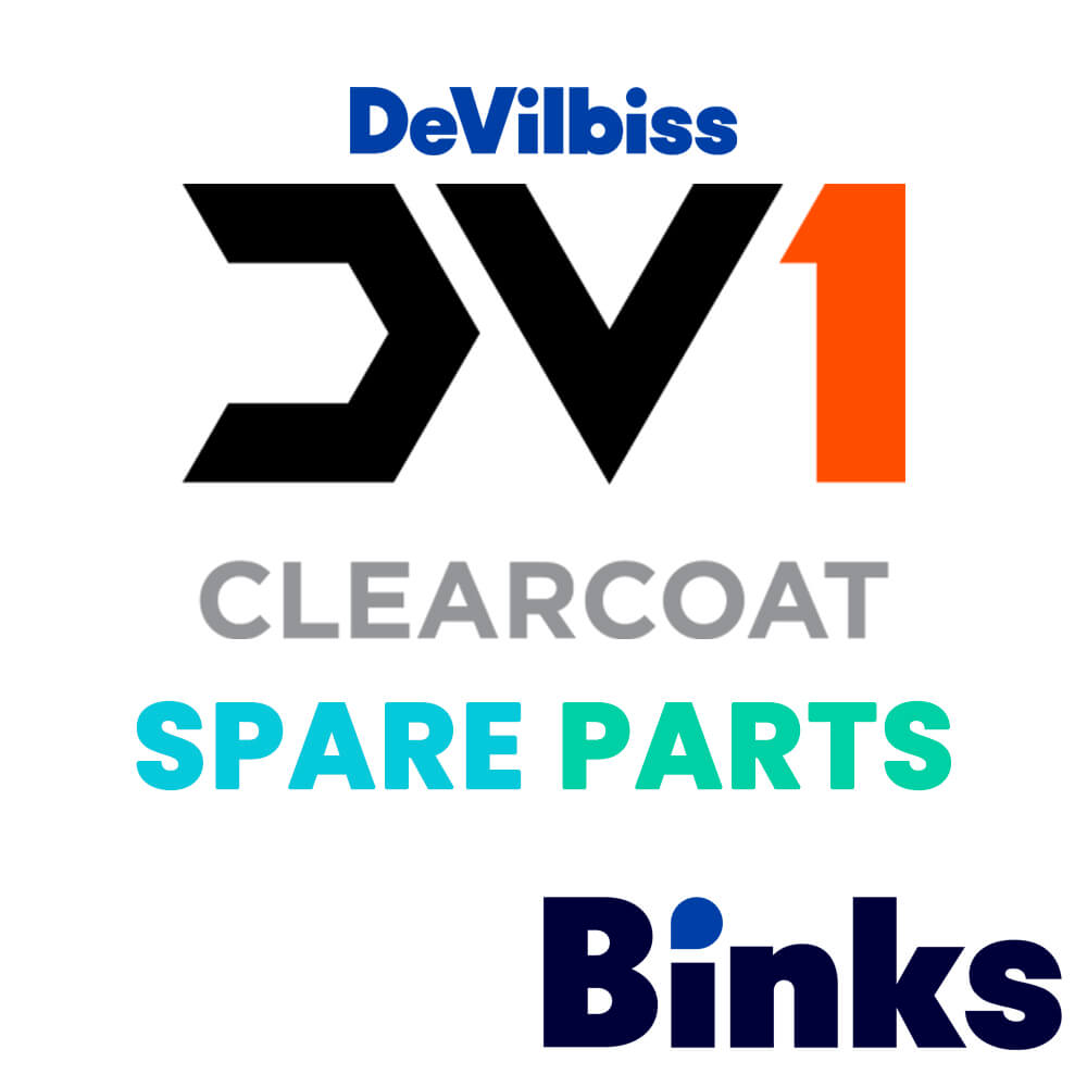 DeVilbiss by Binks DV1 Clearcoat Spray Gun Spare Parts