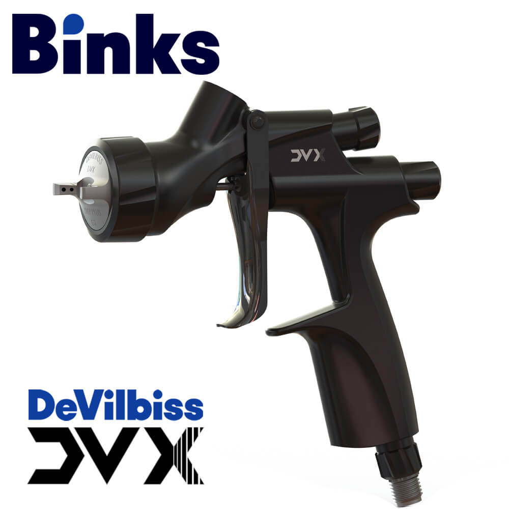 DeVilbiss by Binks DVX Gravity Feed High-Efficiency HVLP Paint Spray Gun