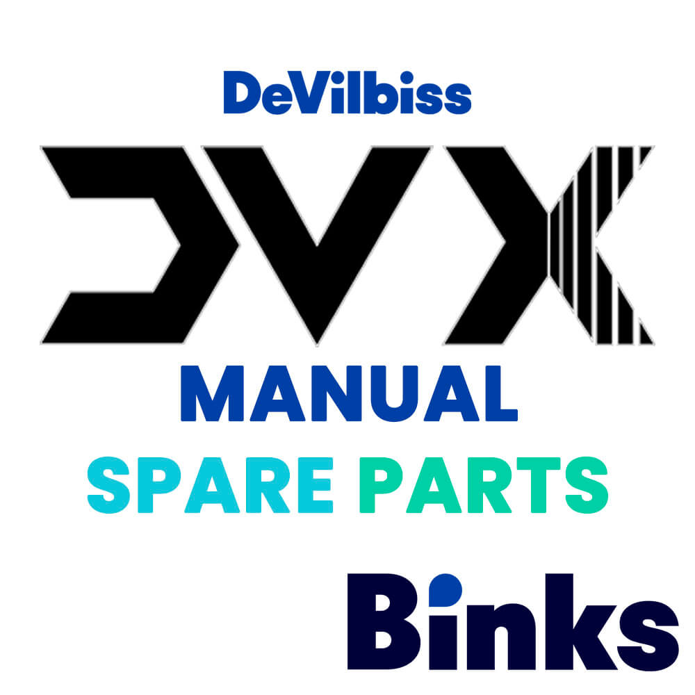 The new Binks DVX series revolutionizes air spray guns thanks to an innovative redesign of the fluid body and air caps – allowing us to mitigate turbulence that occurs between the paint and air when the trigger is pulled. The result is higher flow rates for fast application, higher transfer efficiency to reduce material use, the most consistent pattern on the market, and the best spray finish quality ever. Binks DVX air spray guns excel at low pressure air spray applications of liquid coatings including wat