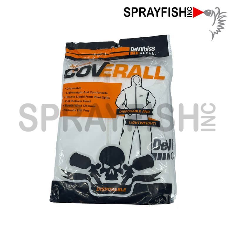 Coverall Paint Suit Kit, which includes (1) Medium, (1) Large and (1) 3XL Suits
