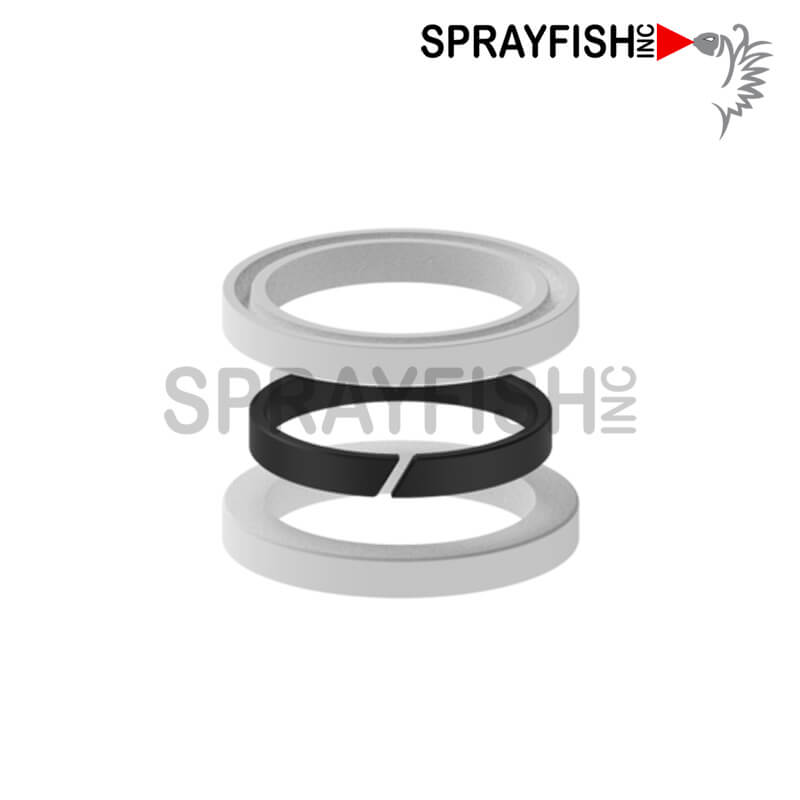 #30 Dürr EcoPump2 VP 12 Lower Seal Set, Piston Seals, D41.3 PE