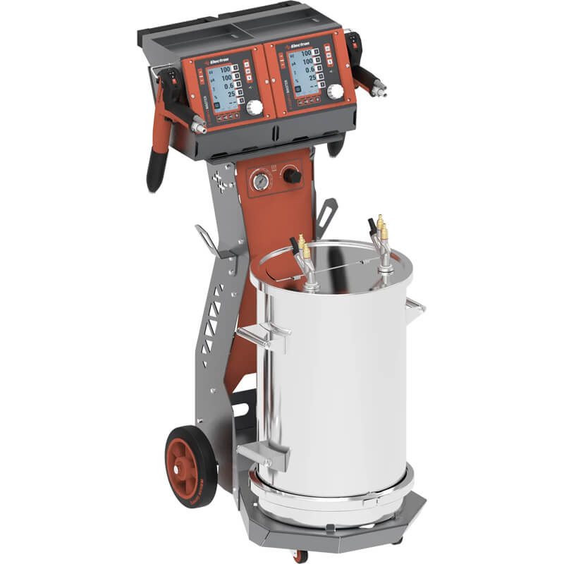 Dual Manual Master Set with 50LT Hopper Feed, Includes Dual C1 Guns & Controls