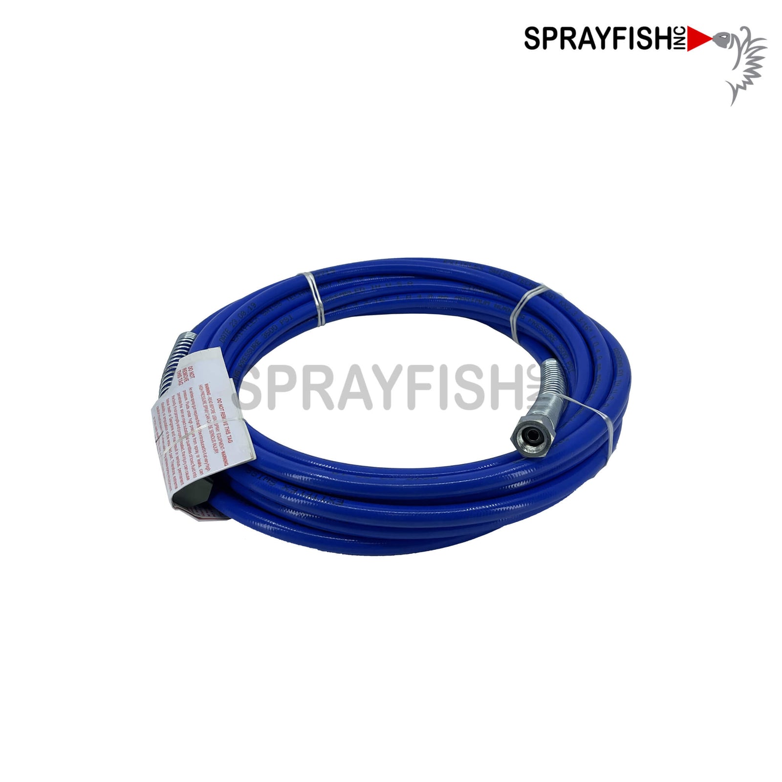 High-Pressure 3/16" Fluid Hose with Stainless Fittings