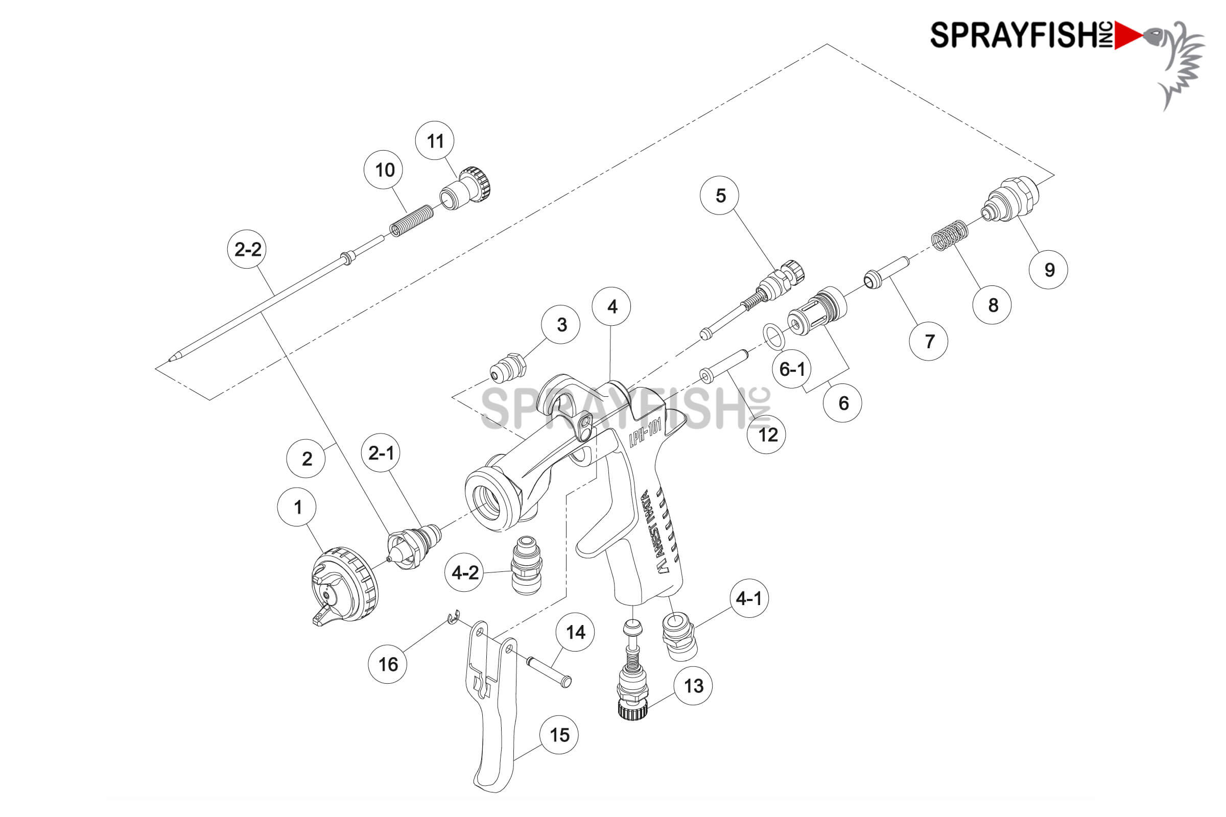 LPH-101 Spare Parts Breakdown