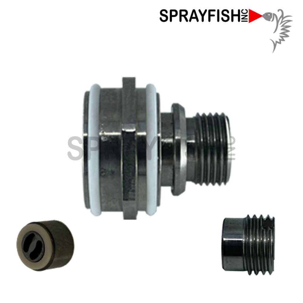 #7 Sprayfish Non-OEM - Comparable to Seat-Holder Assembly, C/W Screw, No Seat, 129-679-907 for Kremlin® AVX Air-Assisted Airless Spray Guns.