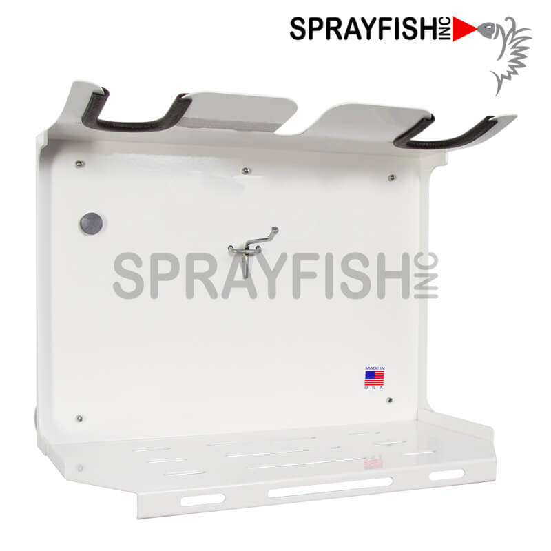 Magnetic Spray Booth Box - Double Compartment Cabinet - Steel, White, MSBB1681