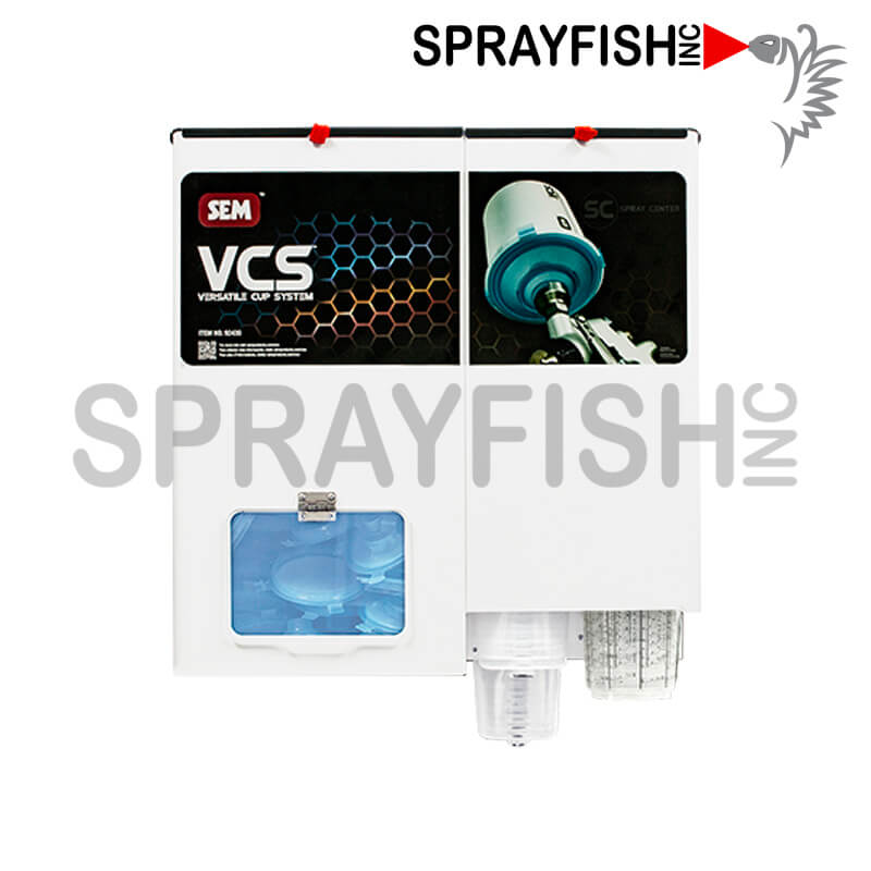 SEM VCS Disposable Cup System Metal Dispenser for Liners and Lids, 92430