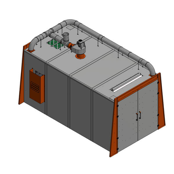Schubox Catalytic Infrared Oven - Model View