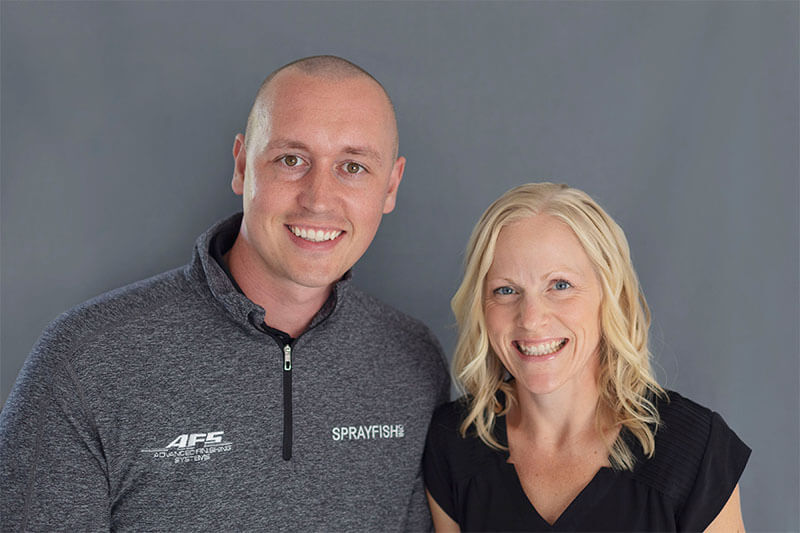 Shawn and Kevin, Owners of Sprayfish, Inc.