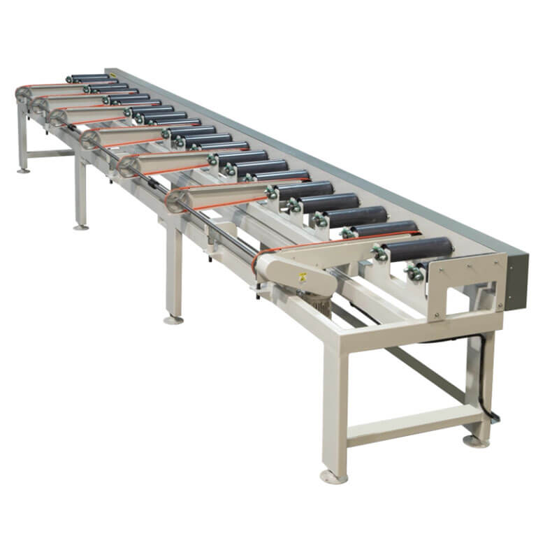 Sprayfish Lineal Finishing Series - Transfer Conveyor with Belt Cross Arms