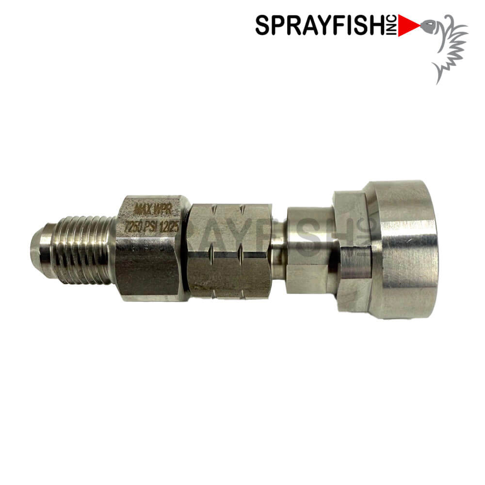 Sprayfish Non-OEM -&nbsp;Comparable to&nbsp;Fitting, Swivel, SFX, 500B (7,250 PSI), #5 JIC, 129-732-425 or 129-670-401 for Kremlin® Xcite®+ Air-Assisted Airless Spray Guns.
