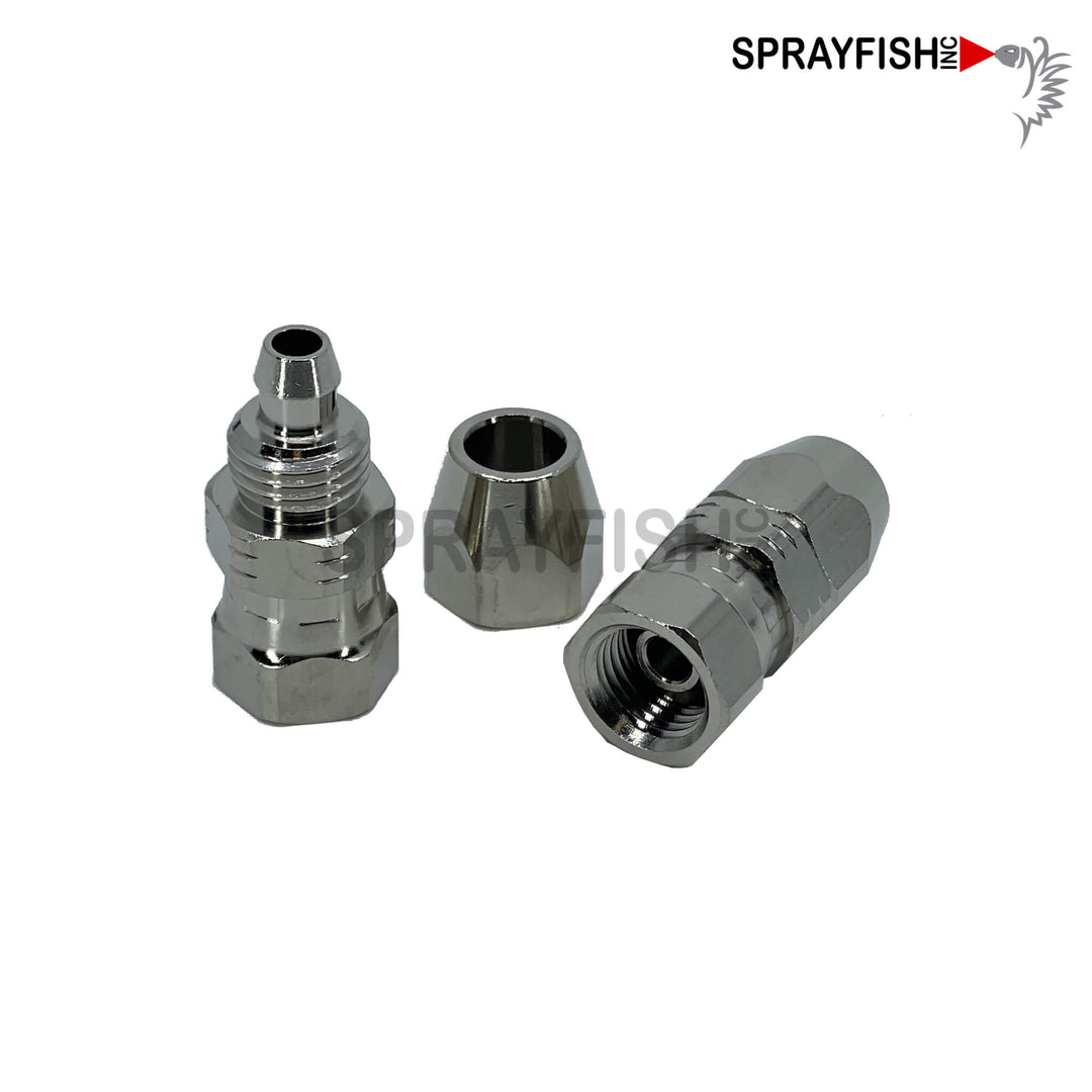 Iwata Stainless Steel Reusable Fitting 1/4"