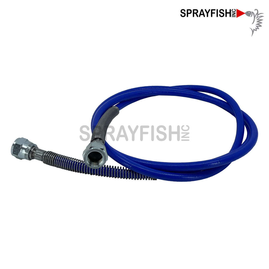 High-Pressure 1/8" Fluid Hose Whip with Stainless Fittings