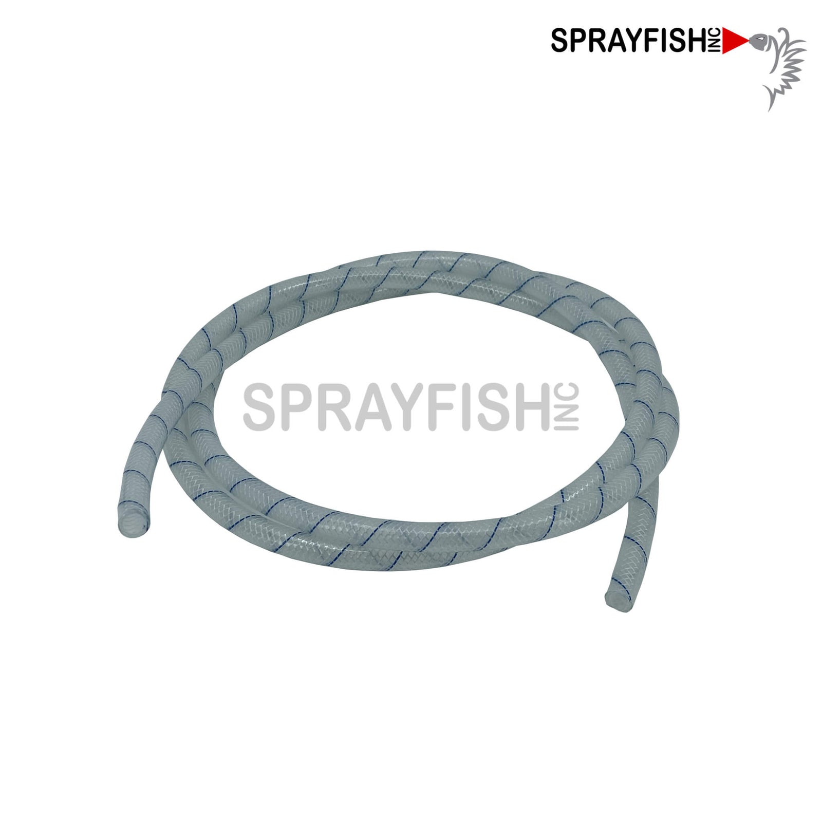 Clear 1/4" Nylon Flexible Fluid Hose with Fittings