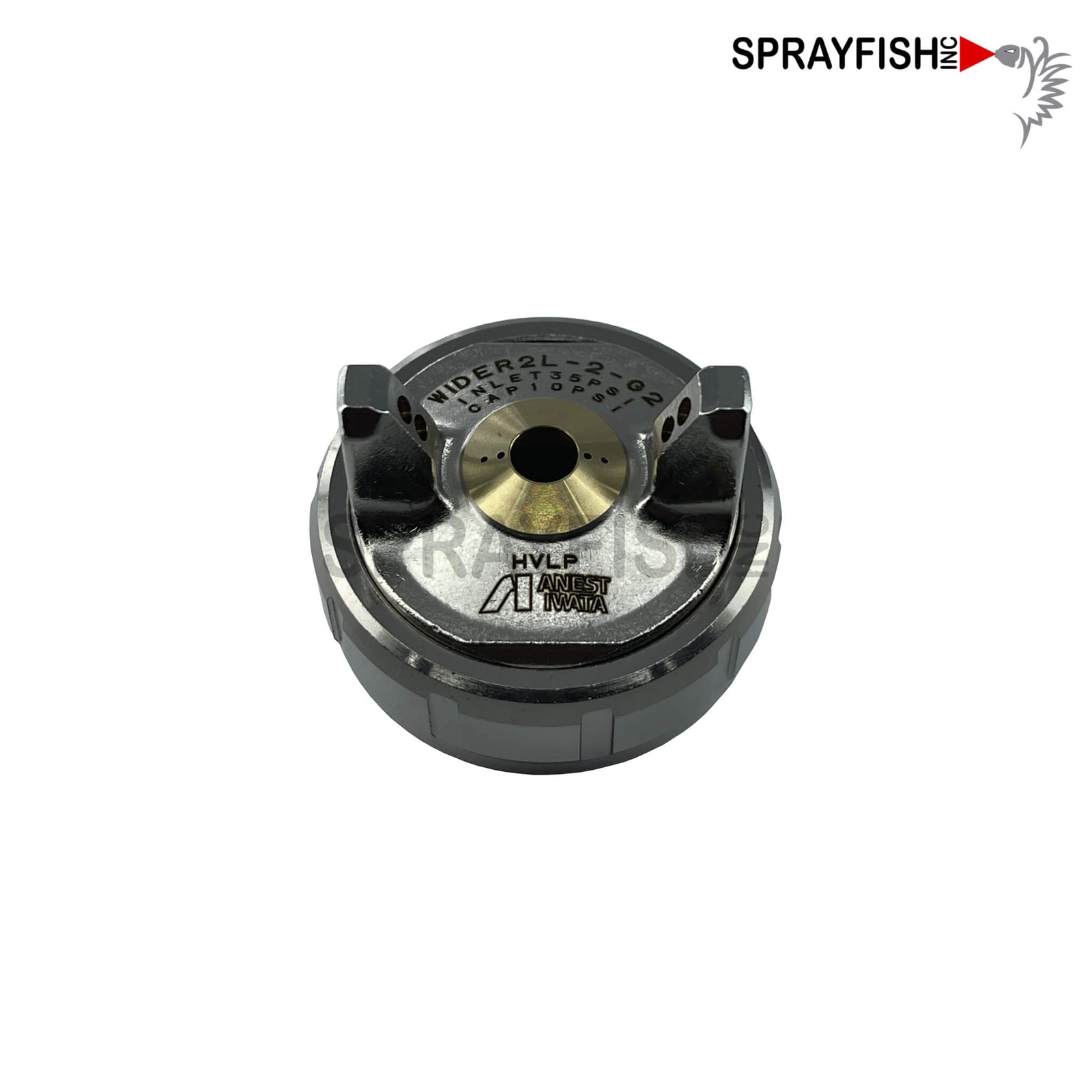 Iwata Wider2L Pressure Feed Spray Gun Aircap G2