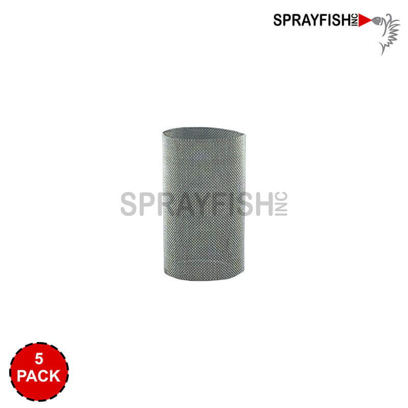 Sprayfish Non-OEM - Comparable to Screen, Gun Filter, #12, 140 Mesh, 5 Pack, 129-609-907 for Kremlin® Xcite® Air-Assisted Airless Spray Guns