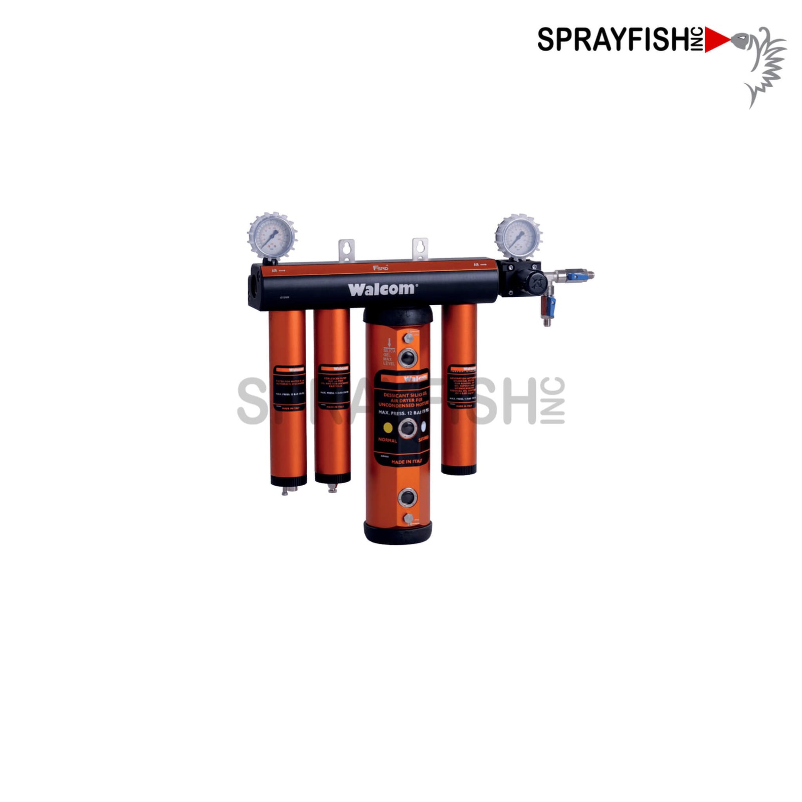 Walcom FSRD4 Water, Oil, Silica Gel, Active Carbon Filtration System